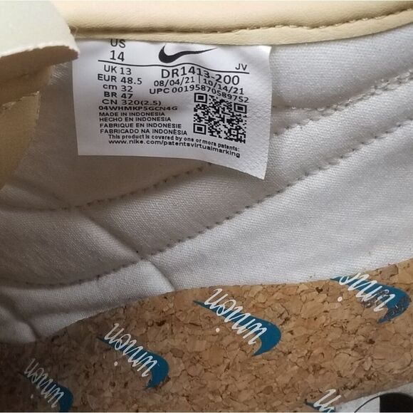 Nike Cortez SP Union Sesame Shoes - Picture 9 of 9